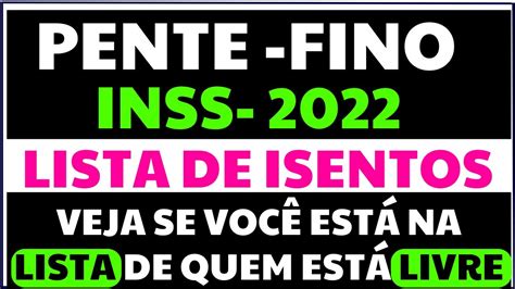 quando comea o pente fino 2022